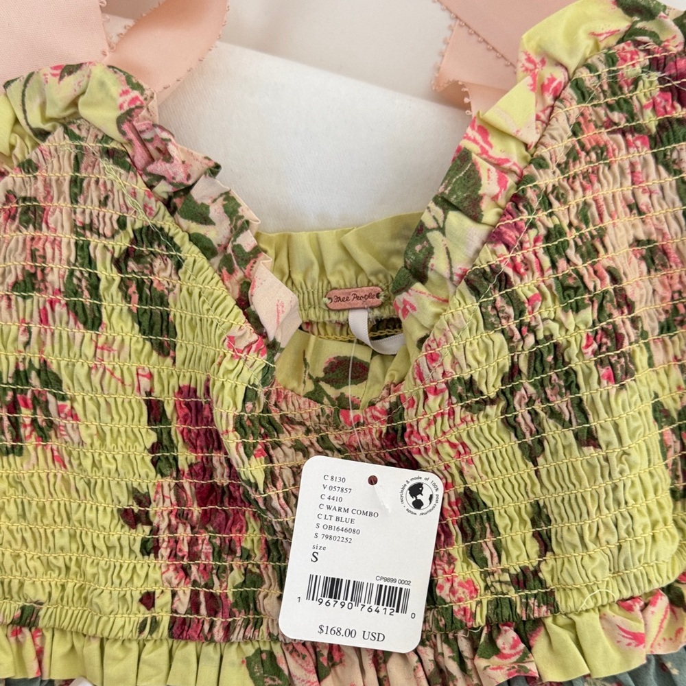 Free people Blue bell floral maxi NWT - Picture 5 of 7